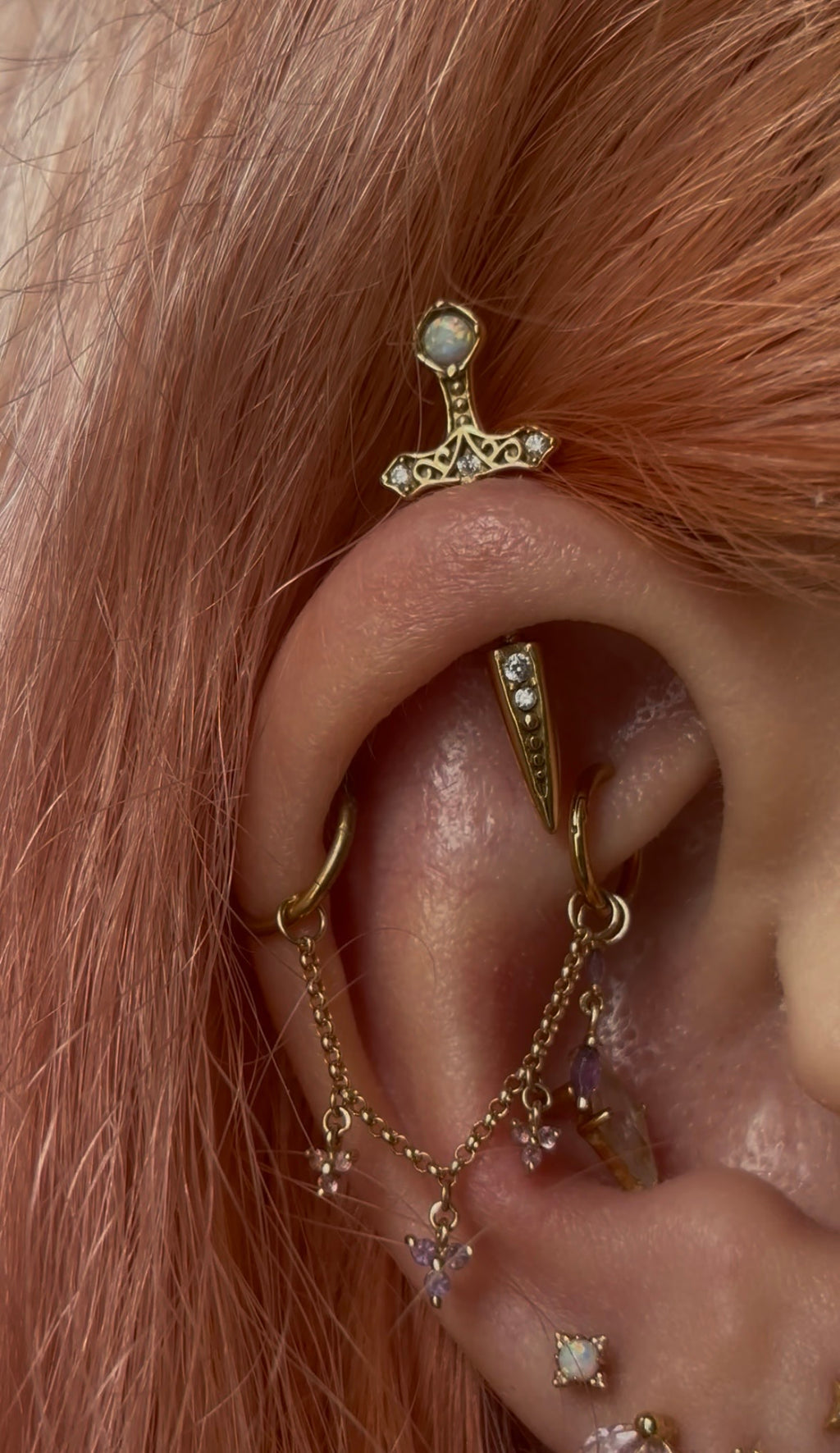 sword earring
